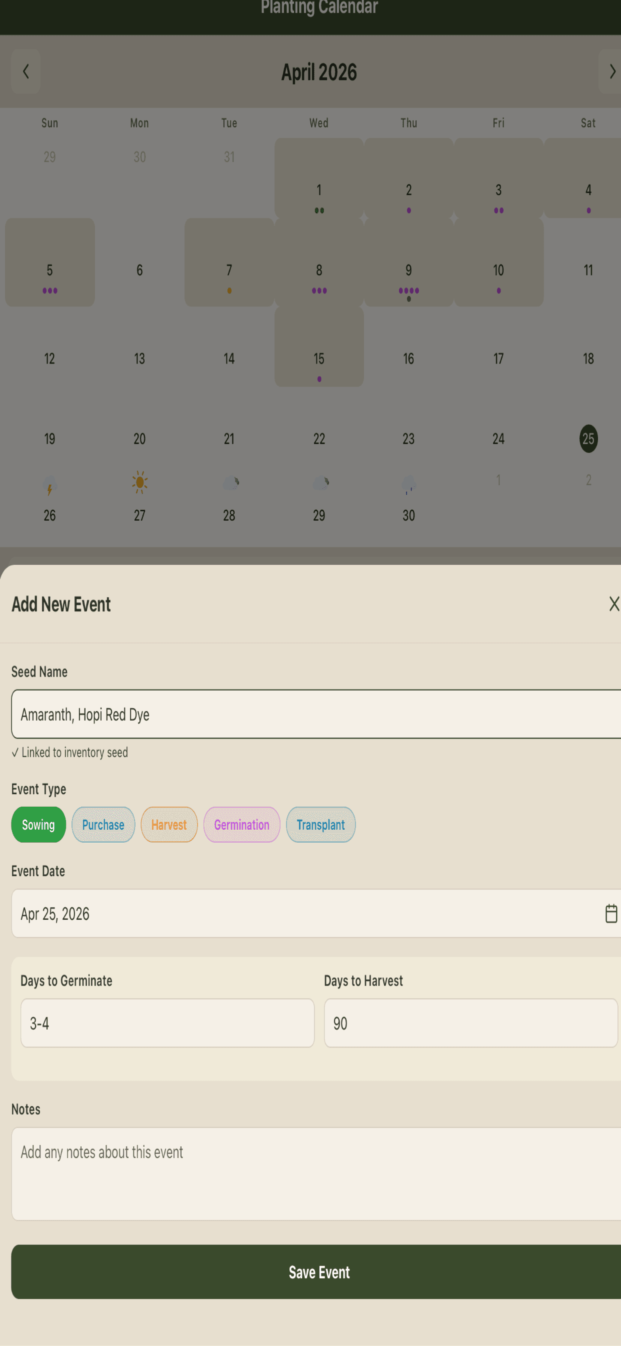 Plan your full growing season