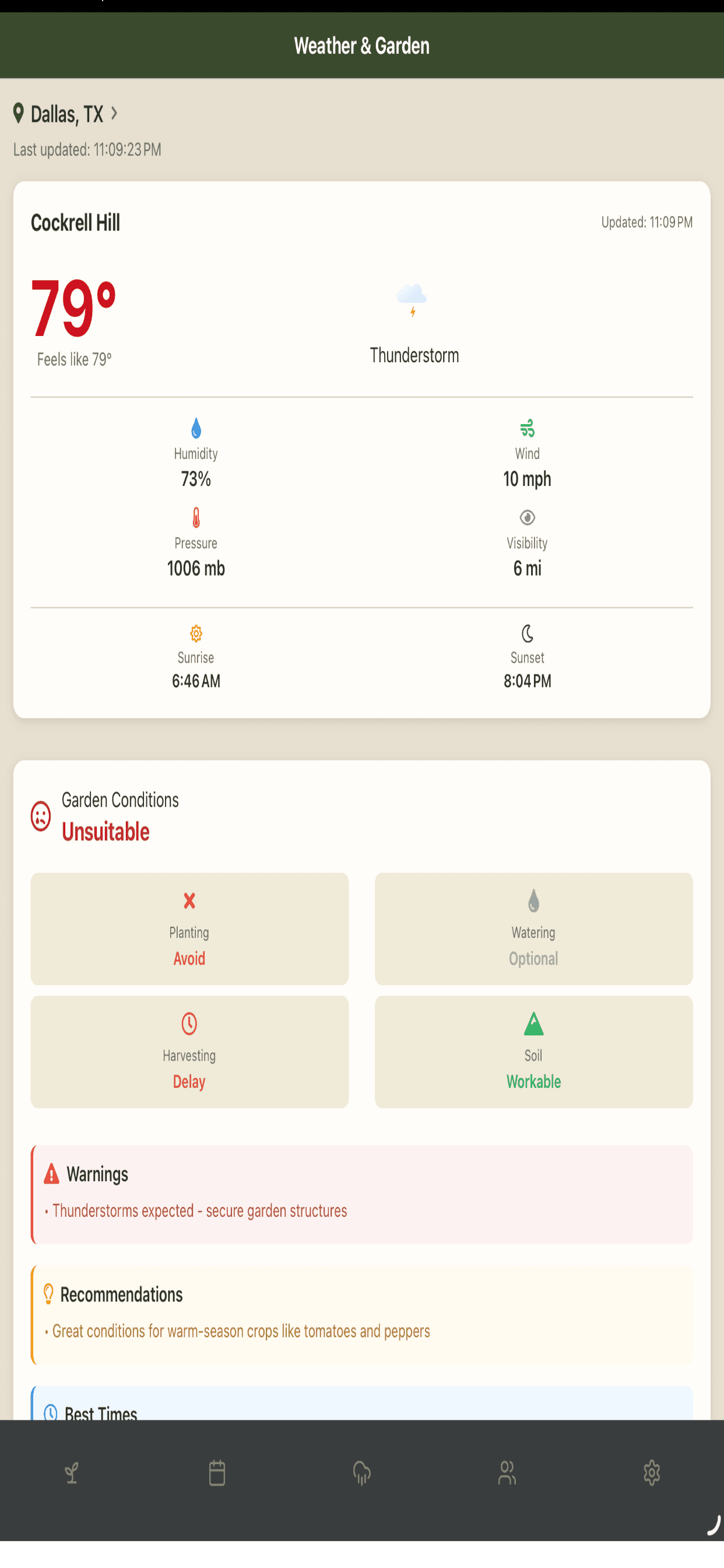 Real-time planting insights